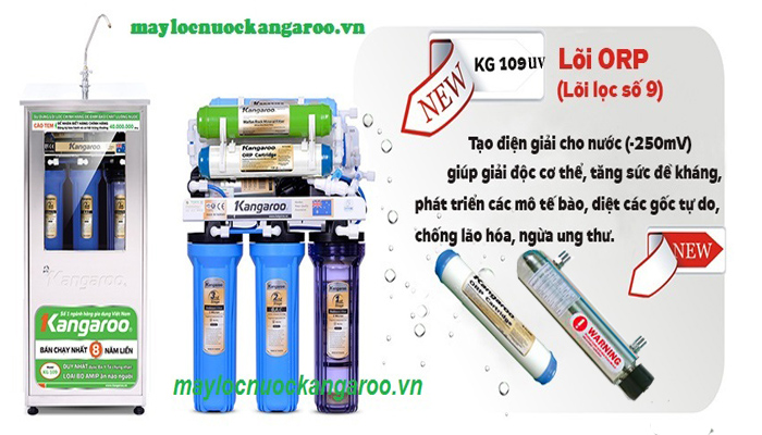máy lọc nước kangaroo Kg109 đèn uv