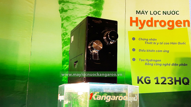 Hình ảnh thực tế máy lọc nước Kangaroo Hydrogen để bàn KG123HQ